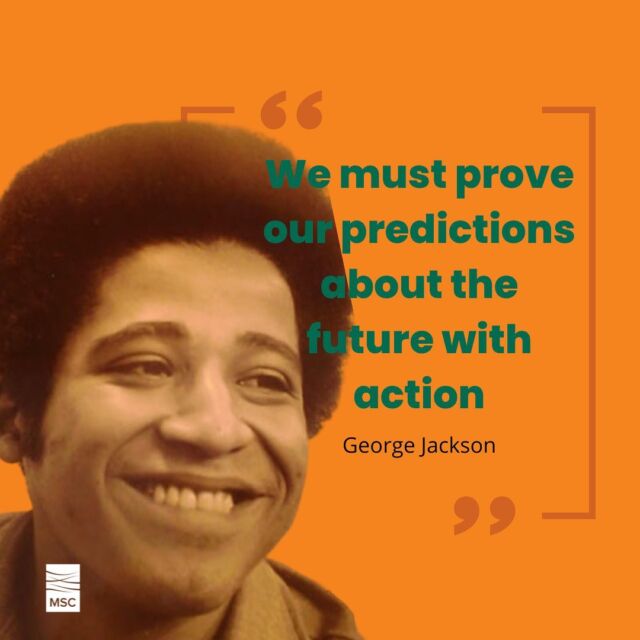 🖤 As we honor Black August, and the 60th Anniversary of the #MarchOnWashington for Jobs and Freedom, we reflect on the powerful words and actions of George Jackson: "We must prove our predictions about the future with action." On August 21, 1971, he was tragically killed in San Quentin, but his legacy of resistance continues to inspire us.⁣
⁣
Jackson's life reminds us that we must never allow history to diminish the strength and impact of those who fought against oppression and worked to reshape a more just future.⁣
⁣
How are you taking action to honor this legacy? Share your thoughts or stories below, and let's build a collective movement that values all voices.