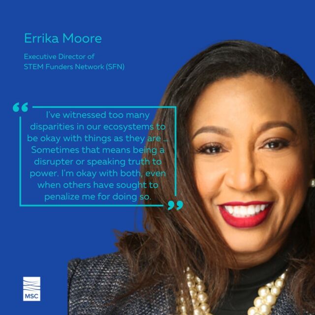 🚀 #ThrowbackThursday: ⁣
Diving deep into our archives, we're revisiting a powerful chat with Errika Moore, Executive Director of @stemfundersnetw and newly minted MSC board member, a staunch advocate for diversity and representation in STEM! 

🌟 While we're seeing more women and BIPOC in STEM, there's still work to do. Recent stats highlight the gaps, but Moore reminds us why pushing for representation is so key. "Our stories connect us," she says. "They remind the next generation that they belong in these spaces too." 📚⁣

From her spot on the Forbes Nonprofit Council to being an editor at STEM Magazine, Errika is making waves. Dive back into our convo with her on the blog – she's got wisdom to share! 🎙️💡⁣
Link in bio. #RepresentationMatters #DiversityInSTEM