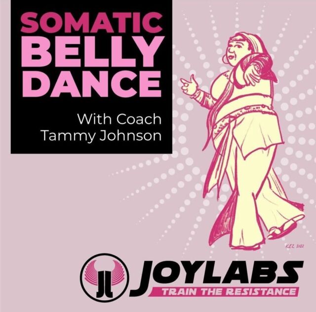 Step into a world of rhythm and purpose with our network partners, @belovedcommunitiesnetwork and @JoyLabsCommunity! 🌟 Introducing the Somatic Belly Dance class, led by the gifted Coach Tammy Johnson. Immerse yourself in a unique blend of somatics and belly dance, where every movement is a reflection of your values.⁣
⁣
This class is more than just dance — it's a transformative journey that harmonizes your actions with your beliefs. Picture yourself mastering belly dance sequences that not only engage your body but also connect with your soul. 🌈⁣
⁣
Are you ready to ground, release, and move in extraordinary ways? Join JoyLabs at belovedcommunitiesnetwork.org and be part of this life-changing experience.⁣
⁣
A special shoutout to Kristen Zimmerman for the artwork! 🎨⁣
⁣
#SomaticBellyDance #JoyLabs #MovementWithMeaning