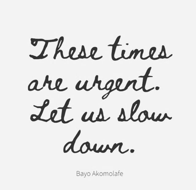 🌀 "These times are urgent. Let's slow down." - Bayo Akomolafe 🌀⁣
In a world that moves at breakneck speed, these words, originally shared by @ctznwell , resonate deeply. Our partners at @newmoon.collab have delved into this concept in their latest blog post, beautifully penned by Julie Quiroz.⁣
⁣
🌱 Julie reflects, "slowing down is about creating space for awareness, connection, creativity. It's about re-centering the practices and worldview of abundance and relationship held by present-day Indigenous cultures and by Indigenous ancestors to which all of us have lineage. It's about undoing what has brought our world into so much pain."⁣
⁣
In these urgent times, perhaps the most radical action we can take is to slow down, to reconnect with our roots, our communities, and the earth itself. 👉 To immerse yourself in these insights, read the full post. Click on the link in @newmoon.collab bio.⁣
⁣
#SlowingDown #Mindfulness