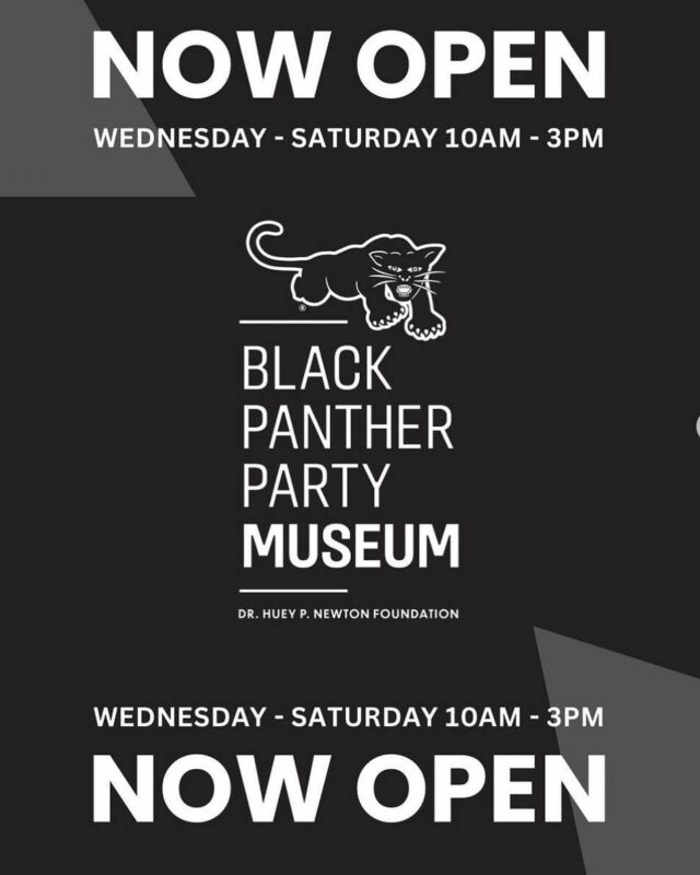 🖤✨ Celebrate Black History Month at the Heart of Revolution ✨🖤

This Black History Month, immerse yourself in the transformative legacy of the Black Panther Party, brought to life by the Dr. Huey P. Newton Foundation. Since 1995, the foundation has been dedicated to preserving and promoting the rich history and enduring impact of the Black Panther Party.

🏛️ Visit @blackpantherpartymuseum 
📍 1427 Broadway, Oakland, CA 94612
⏰ Wednesday–Saturday, 10am–3pm

Honor the legacy of the Panthers, whose courage and commitment to justice continue to inspire generations. Discover the stories, the struggles, and the triumphs of these iconic figures in a space dedicated to their legacy. 

Plan your visit this February.

#BlackHistoryMonth #HueyPNewtonFoundation #BlackPantherParty #OaklandLegacy #AllPowerToThePeople