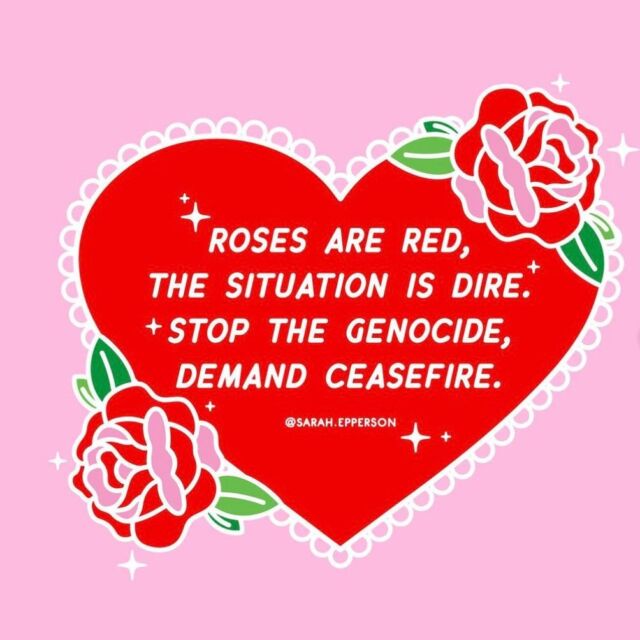Roses are red, our visions are bold, and let's champion liberation and break the mold. 🌹✊ Spread the word, share the love, and let's paint our community with the colors of change. 💕 

We're channeling the spirit of love into action with these powerful graphics from artist @sarah.epperson. From advocating for green justice with cannabis to challenging outdated systems, her art is a call to action for us all. 

Let's inject hope into our feeds and share these messages far and wide. Together, we reimagine a world that thrives on empathy, equity, and resilience.

#LiberationDreams #ceasefire