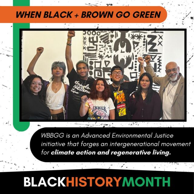 Black history won't matter if there is no Black future, which is why When Black + Brown Go Green focuses on supporting the self determination of Black and brown youth, particularly in tree stewardship — making Black history today by securing a better climate for tomorrow.

Learn more about When Black + Brown Go Green on the MSC website: https://movementstrategy.org/when-black-and-brown-go-green

Join us this month as we celebrate #BlackHistoryMonth. We’re highlighting Black achievements of yesterday, today, and tomorrow all throughout the MSC ecosystem.