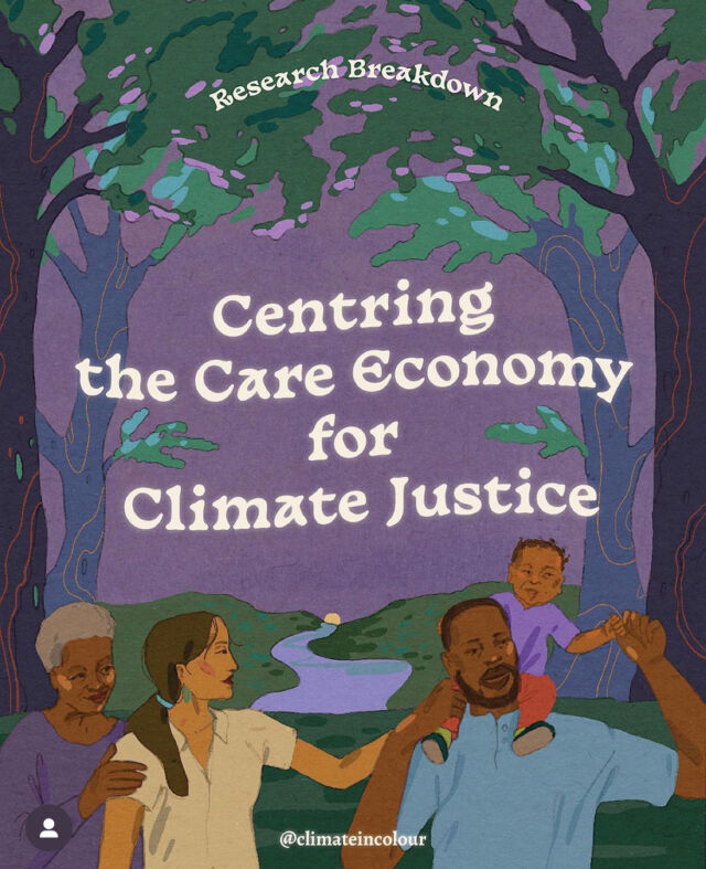 ✨ Let's dive into the essence of care with insights from @climateincolour. From daycare to eldercare, care shapes our lives in myriad forms. Yet, this vital force often remains invisible in our economy, undervalued and unpaid, despite its fundamental role in society. 🌱

The burden of care, steeped in gender and global imbalances, calls for a radical shift. Enter the concept of degrowth: a transformative vision championed by feminist economists for a more equitable, sustainable world. Imagine a society where universal basic income and work-sharing free us to nurture each other and our planet. 🌍💡

Let's rethink our lifestyles, especially in the global North, and embrace community-driven solutions like eco-cooperatives to lighten our footprint. It's time to challenge the myths of sustainable development and truly commit to sustainable living. 🌿♻️

Read more at the link in @climateincolour  bio. 🔗

📝 Research:
@aethelsam

🎨 Design:
@ugnepetreikyte

#degrowth #climatefinance #climateeconomy #climatejustice