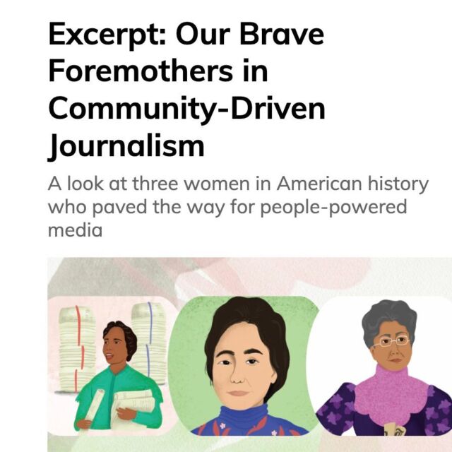 Thrilled to introduce Proximate as our latest fiscal sponsee and partner in independent media, especially as we honor Women's History Month with their nod to women who've left indelible marks in media. 🌟📰@proximate.press  brings to light the stories of trailblazing women whose voices have shaped history and advocacy through the power of press.

✨📚 Jovita Idár, a Tejano titan, harnessed the power of her pen in La Crónica to challenge injustices, advocating for education and rights amidst the 'Juan Crow' era. Her founding of La Liga Femenil Mexicanista underlines a legacy that champions the notion: "educate a woman, and you educate a family." Jovita's story is a testament to the enduring impact of bold voices in media. ✨📣

✨ Mary Ann Shadd Cary turned adversity into advocacy, fleeing to Canada and founding the Provincial Freeman, becoming North America's first Black newspaperwoman. Her work, a beacon of freedom and intellectual exchange, highlights the pivotal role of independent media in driving social change. Cary's multifaceted journey from activism to standing before the House Judiciary Committee showcases the press's power in advocating for justice. 🌍💡

✨🌟 Josephine St. Pierre Ruffin leveraged her privilege and elite connections to advocate for change, from the pages of the Woman’s Era to the heart of the suffrage movement. Using her platform in the groundbreaking Woman’s Era to amplify calls for emancipation and suffrage, Ruffin's story is a testament to the impact of solidarity across racial and gender lines and illustrates how independent voices in media can unite us in the quest for gender and racial equality, reminding us of the transformative power of using privilege for progress. 💫✊

Discover more about these pioneering women and their indelible contributions to press and advocacy only on @Proximate.Press. Their stories, illustrated by Joelle Avelino, inspire us to recognize the profound impact of women in shaping media and, through it, the world.

#womenshistorymonth @proximate.press