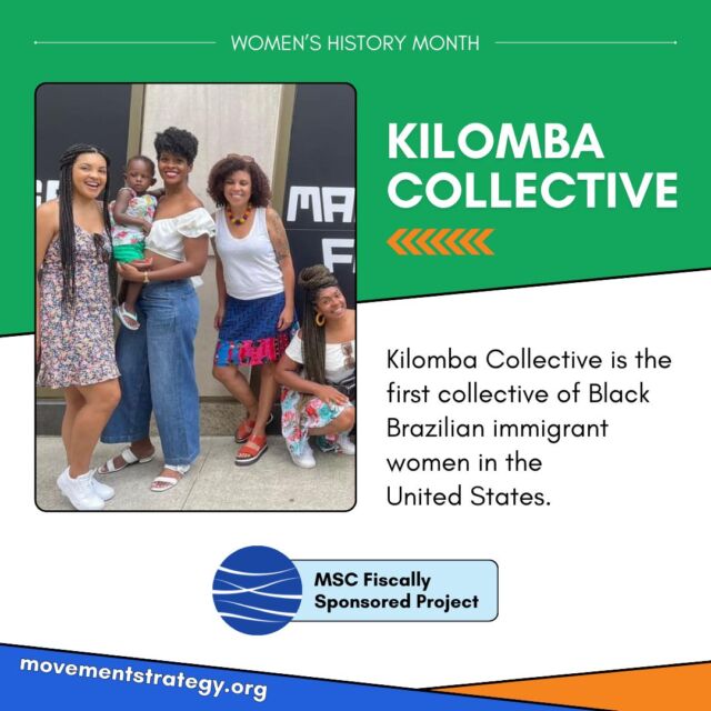 In this last stretch of #WomensHistoryMonth, we pause to honor the incredible women and femmes enriching our lives. 🌸

Introducing the @kilombacollective, a trailblazing group of Black Brazilian immigrant women in the U.S. They're weaving powerful connections with Black women's organizations across the Americas, championing human rights, and elevating Black women's political activism. 🤝 

Their collective strength and vision inspire us daily. Join us in celebrating their profound impact and the tireless efforts of women-led initiatives worldwide 💖. #CelebrateWomen #UnityInDiversity