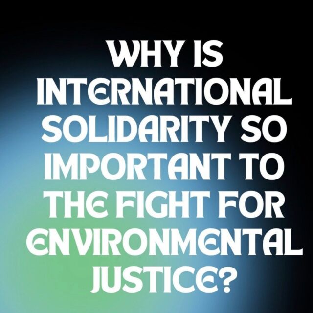 💪🌍 International solidarity fuels our fight for climate justice! 💚

We are engergize by the ecosystem of movement builders like @youthvsapocalypse and @oilandgasactionnetwork who are driving towards a fossil fuel free future.

"The people and the environment are both being sacrificed for the sake of profit for the rich. When we unite and recognize our responsibility in each other's fight for liberation, we become a formidable force capable of defeating oppressors and truly creating a world where our communities and environment can thrive."

Swipe for a primer on #InternationalSolidarity for #ClimateJustice.